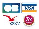 Moyens de paiements CB - VISA - Chèques ANCV - 3 fois sans frais