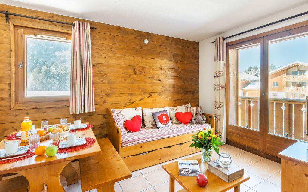 Slide Résidence Les Fermes de Samoens - living room