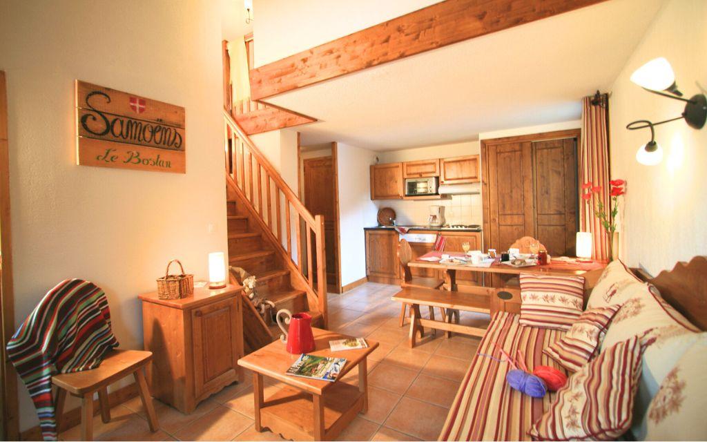 Slide Résidence Les Fermes de Samoens - living room