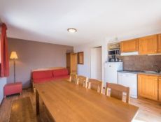 Appartement 3 pièces cabine - 8 personnes vue montagne